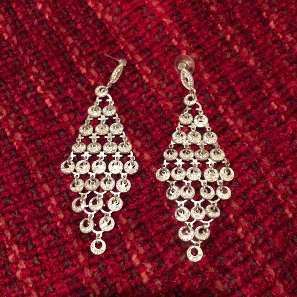 Silver Dangle Earings